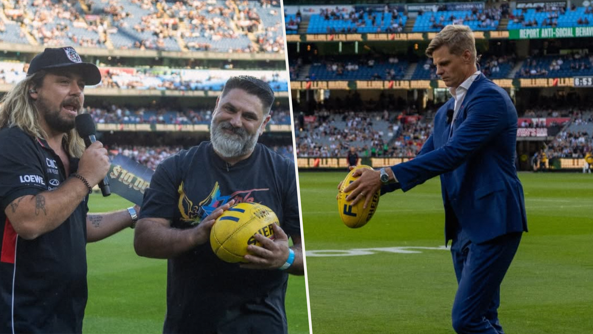 Agostino took the mark and gave himself a shot at the big prize