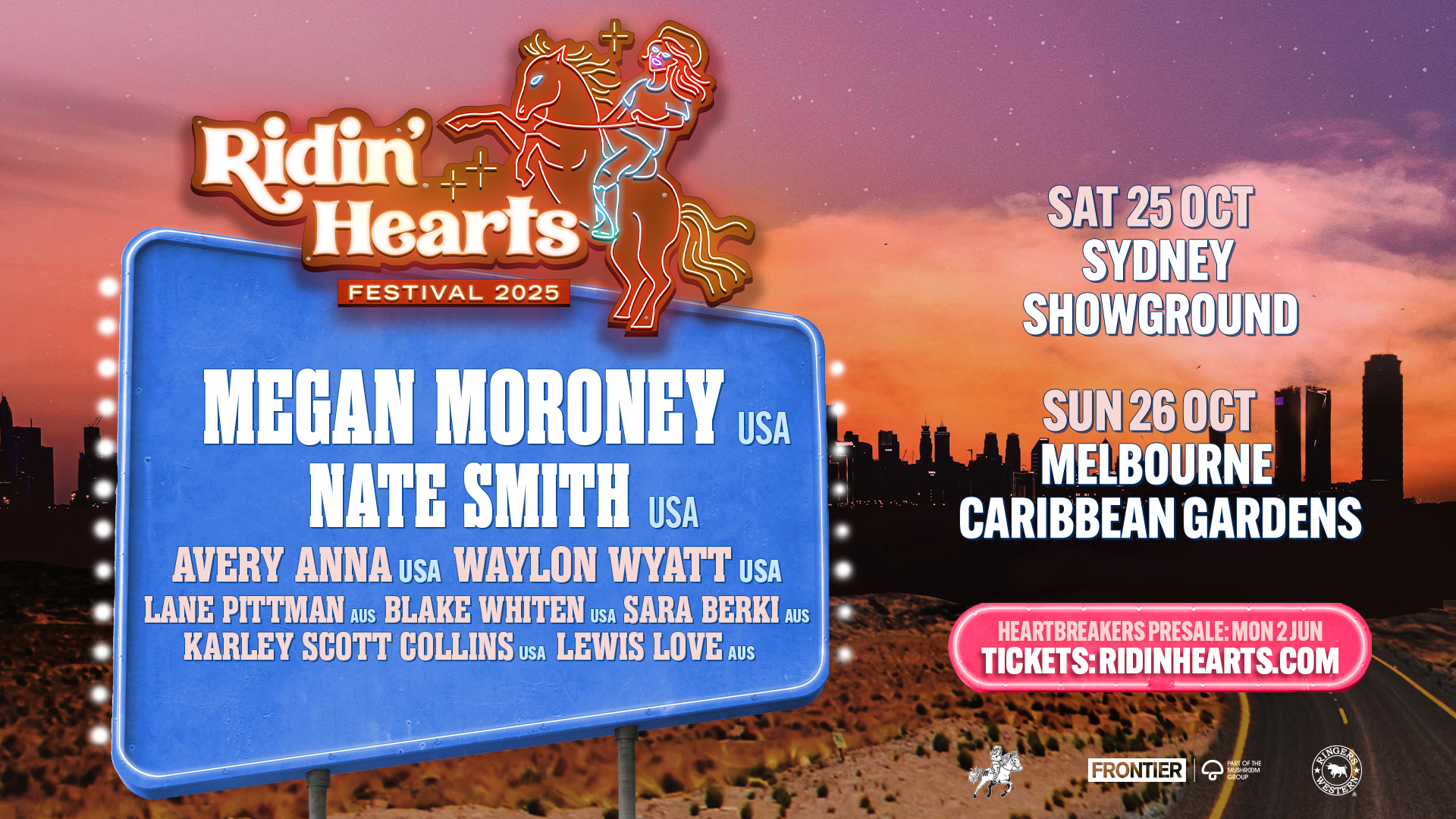 Win tickets to Head to Ridin Hearts Festival 2025