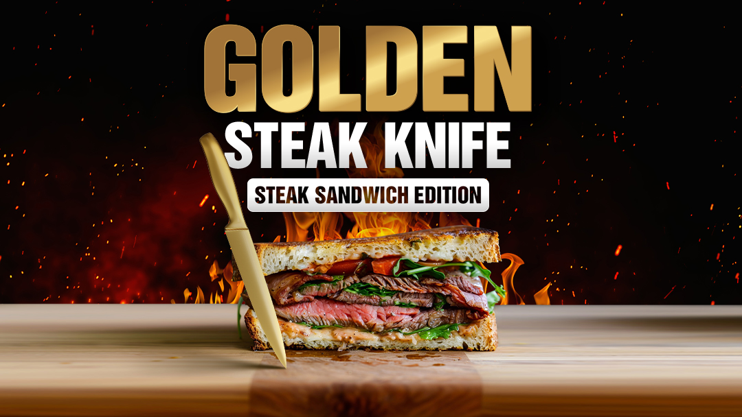 GOLDEN STEAK KNIFE – STEAK SANDWICH EDITION